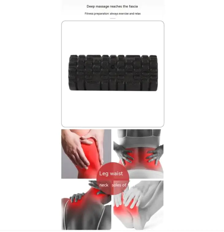 Hollow Sports Textured Foam Roller Balance Bar Foam Roller Pilates Column-portable, hollow lightweight design