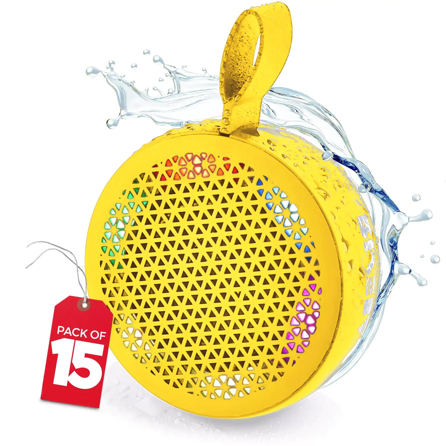 RISEBASS Water Resistant Bluetooth Shower Speaker, Handsfree Portable Speaker